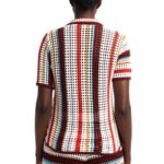 TSGERDI KNITTED CROCHET STRIPED TOP WOMEN TOPSHOP - Image 2