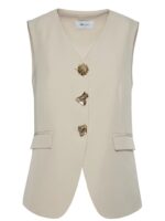Μακρύ Γιλέκο Με Χρυσά Κουμπιά - Image 3