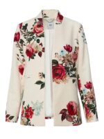 Φλοράλ Σακάκι Xωρίς Kλείσιμο - Image 3