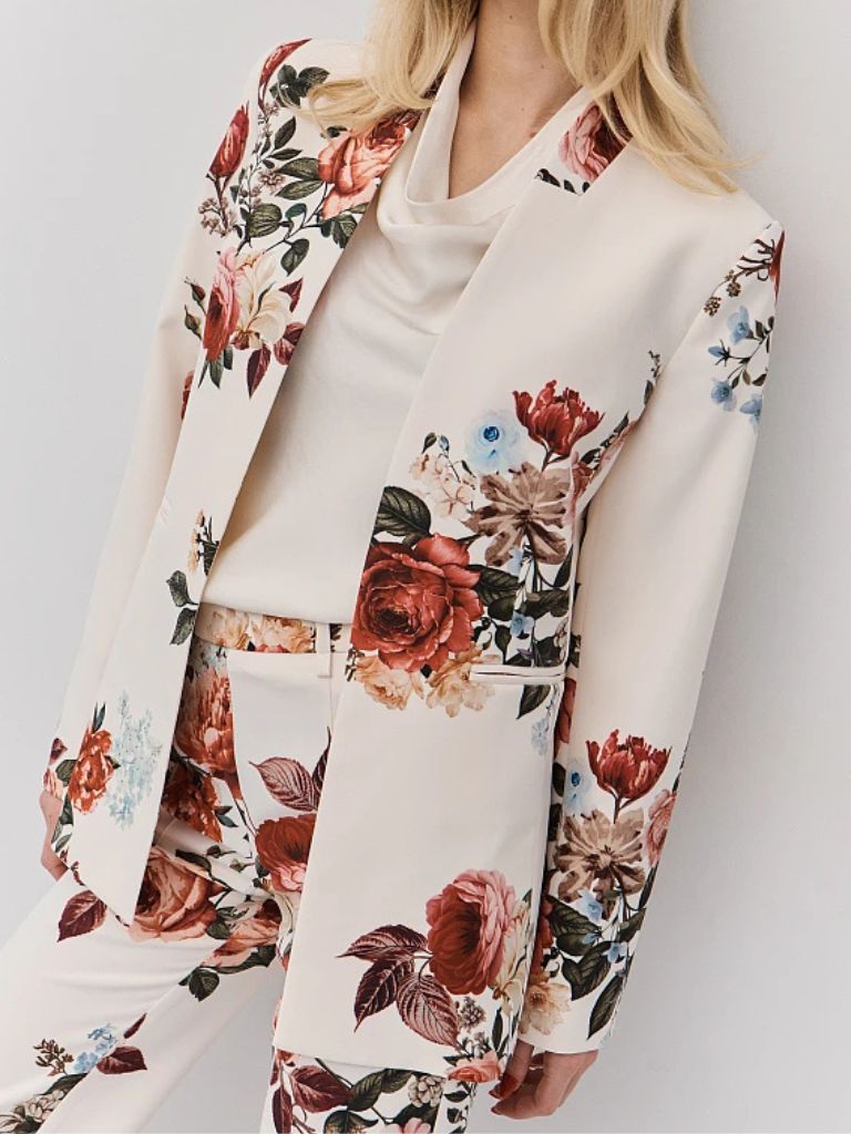 BSB_0155_0114001_152 Φλοράλ Σακάκι Xωρίς Kλείσιμο - Image 1