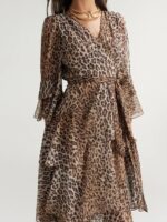 Μάξι Λεοπάρ Φόρεμα Με Βολάν - Image 6
