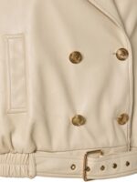 Δερματίνη Μπουφάν Με Ζώνη - Image 5