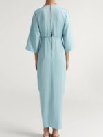 Μάξι Κρουαζέ Σατέν Φόρεμα - Image 6