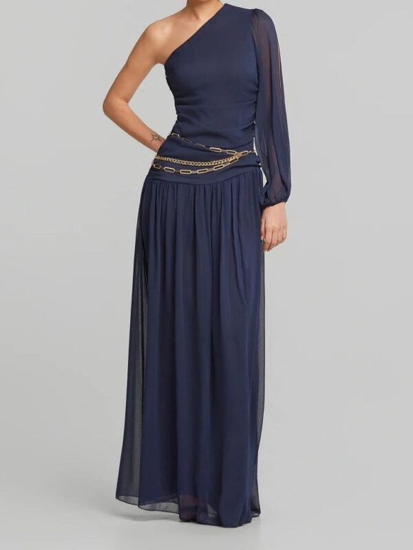 Μάξι Φόρεμα Με Έναν Ώμο