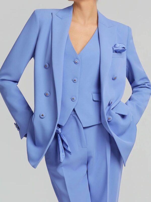 Σταυρωτό Σακάκι Με Ποσέτ