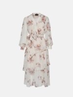 Εμπριμέ Φόρεμα Με Βολάν - Image 2