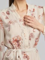 Εμπριμέ Φόρεμα Με Βολάν - Image 5